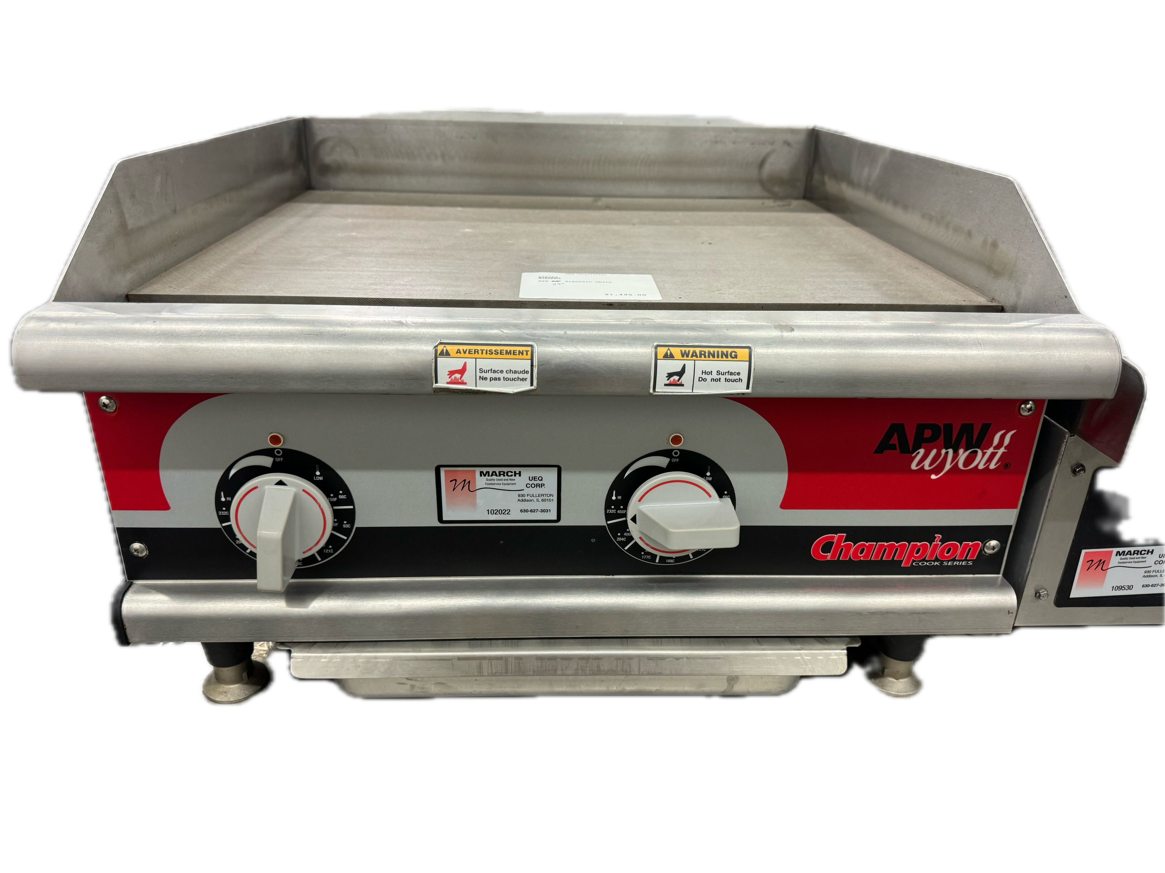 APW Wyott (Middleby) - M.102022